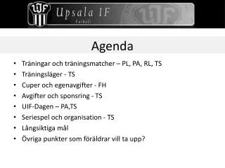 agenda