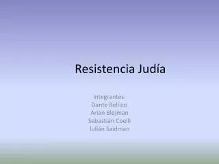 resistencia jud a
