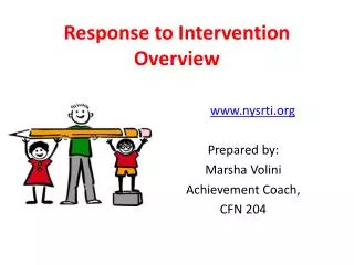 Response to Intervention Overview