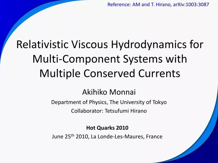 relativistic viscous hydrodynamics for multi component systems with multiple conserved currents