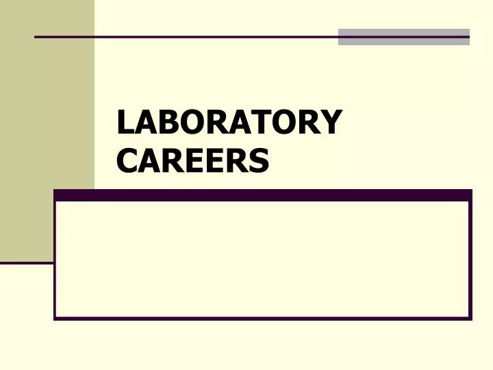 laboratory careers