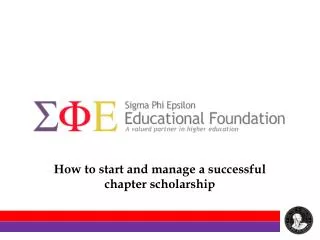 How to start and manage a successful chapter scholarship