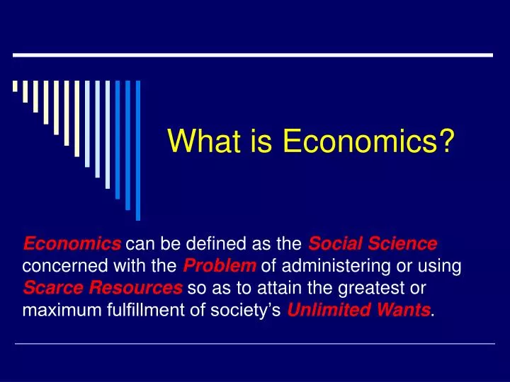 what is economics