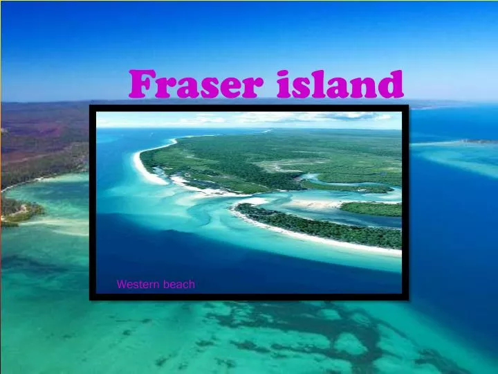 fraser island