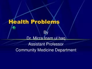 Health Problems