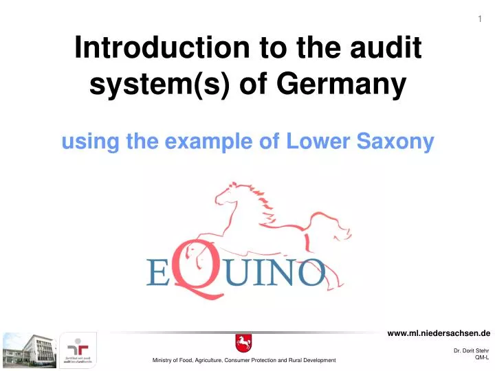 introduction to the audit system s of germany using the example of lower saxony