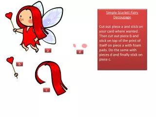 Simple Scarlett Fairy Decoupage