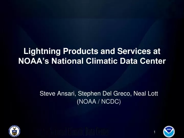 lightning products and services at noaa s national climatic data center
