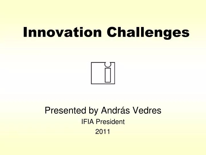 innovation challenges