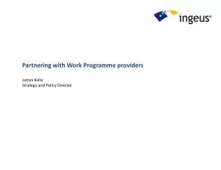 Partnering with Work Programme providers