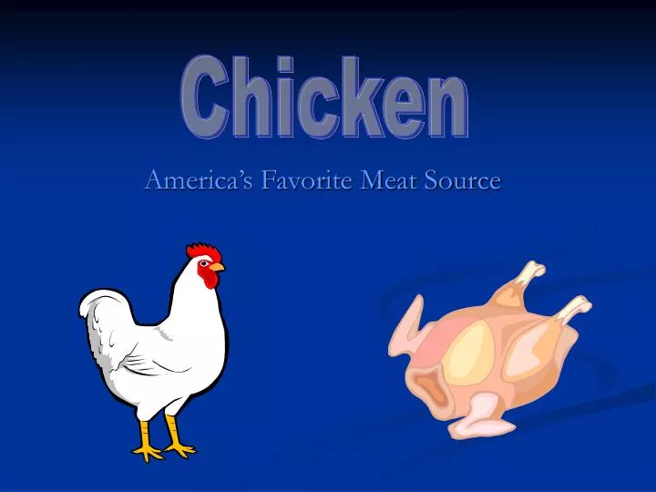 america s favorite meat source