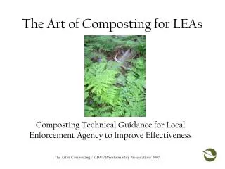 The Art of Composting for LEAs