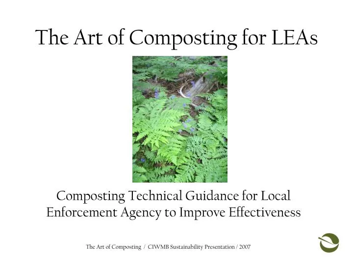 the art of composting for leas