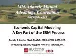 Economic Capital Modeling A Key Part of the ERM Process - slide 1