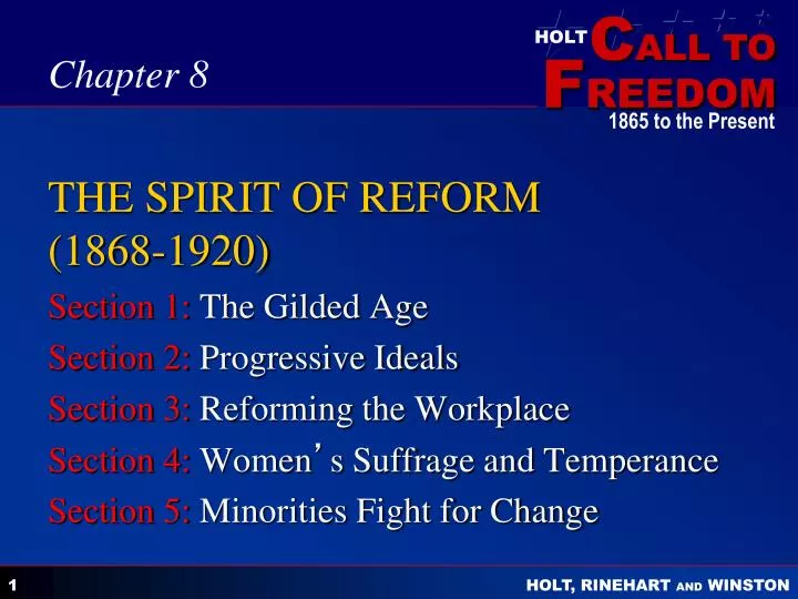 the spirit of reform 1868 1920