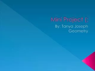 Mini Project (: