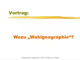 vortrag
