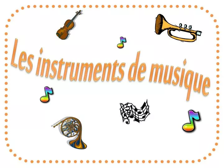 les instruments de musique