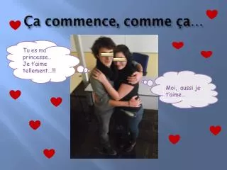 a commence comme a