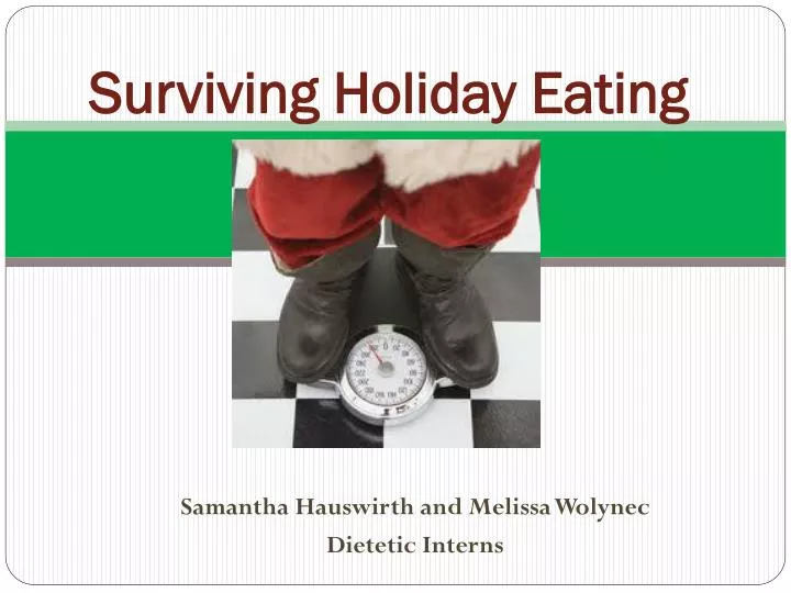 surviving holiday eating