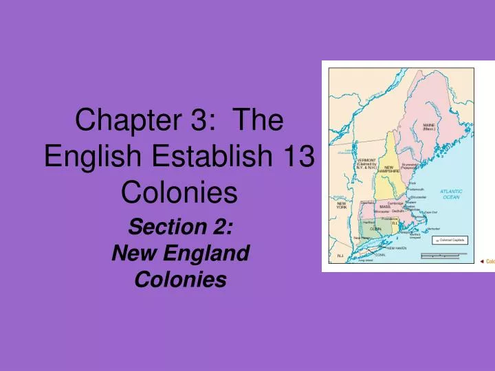 section 2 new england colonies
