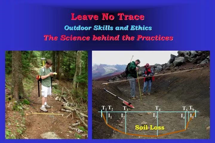 leave no trace outdoor skills and ethics the science behind the practices