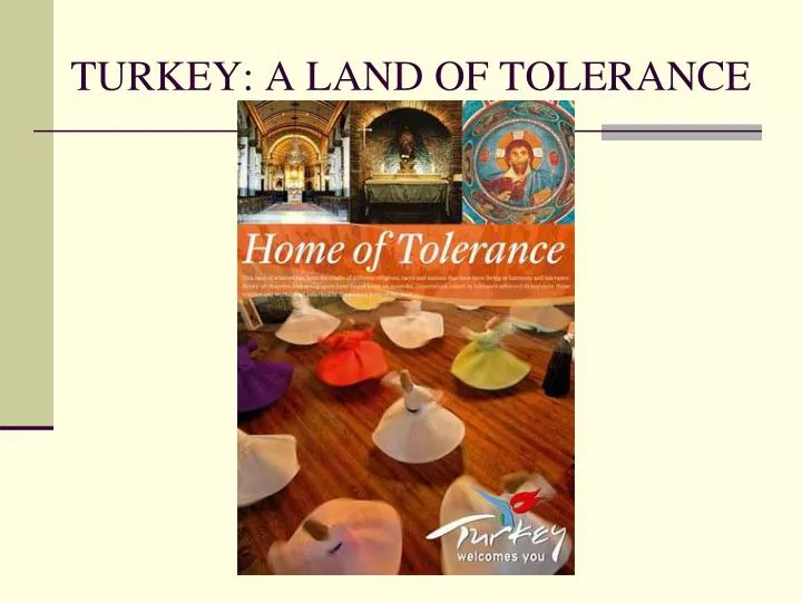 turkey a land of tolerance