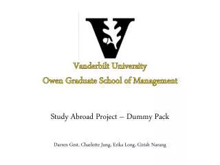 Vanderbilt University Owen Graduate School of Management