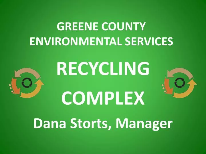 greene county environmental services