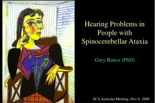 Hearing Problems in People with Spinocerebellar Ataxia