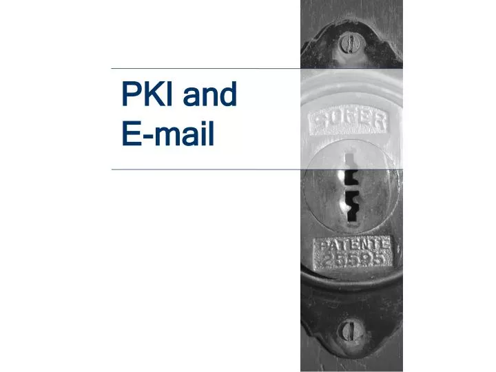 pki and e mail