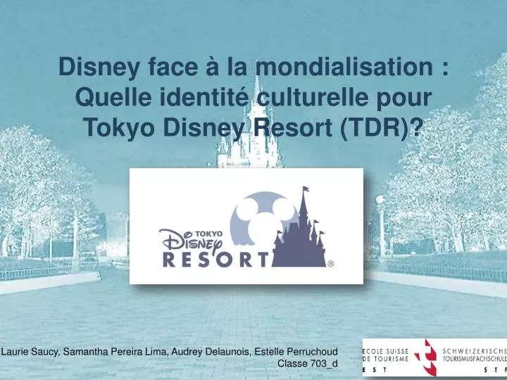 disney face la mondialisation quelle identit culturelle pour tokyo disney resort tdr