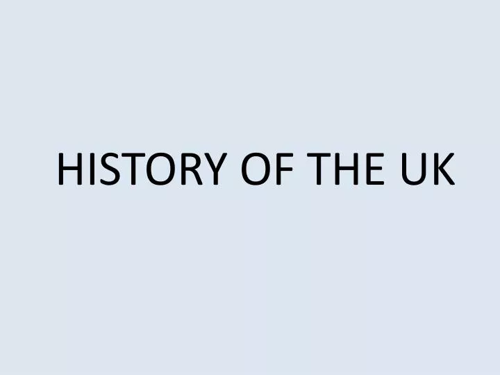 history of the uk