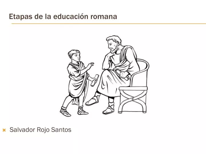 etapas de la educaci n romana