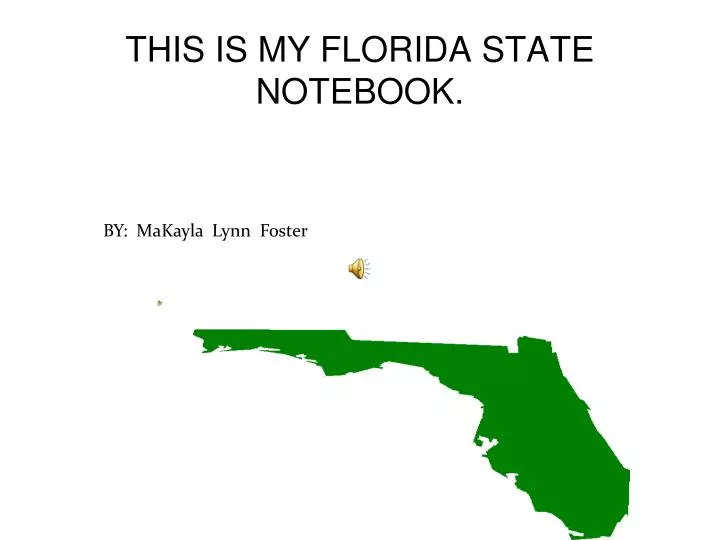 this is my florida state notebook