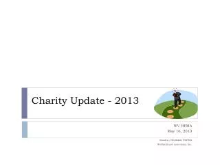 Charity Update - 2013