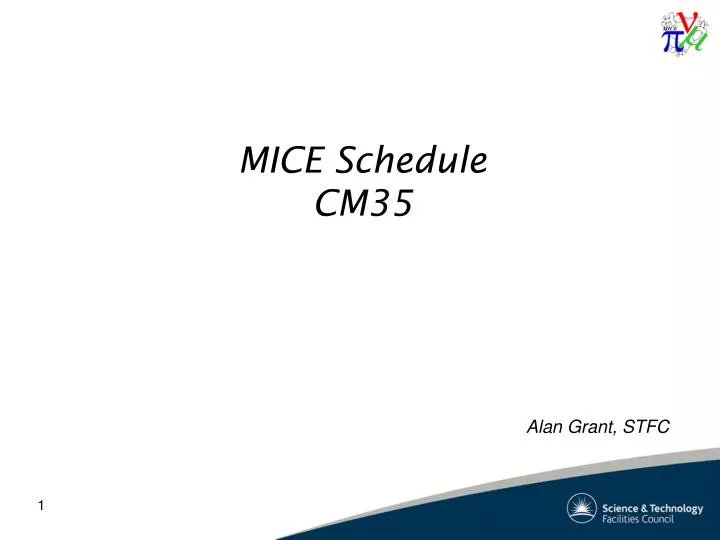 mice schedule cm35