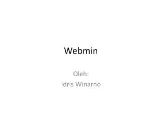 Webmin