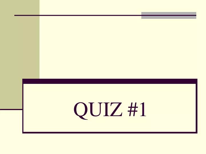 quiz 1