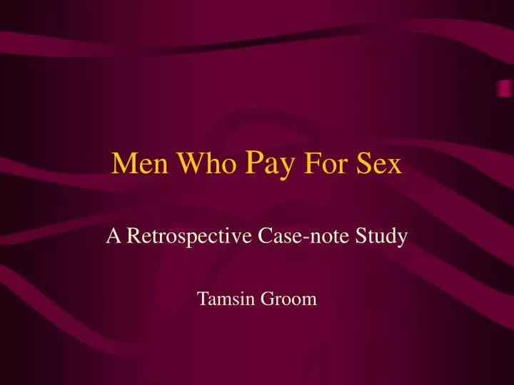 men who pay for sex
