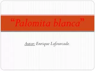 palomita blanca