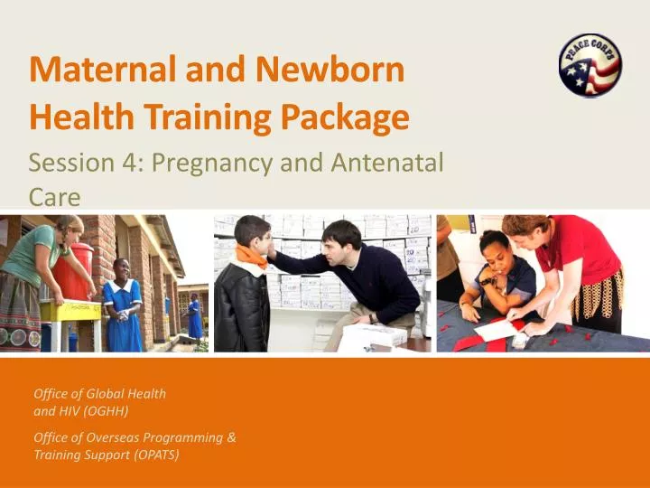 maternal and newborn health training package