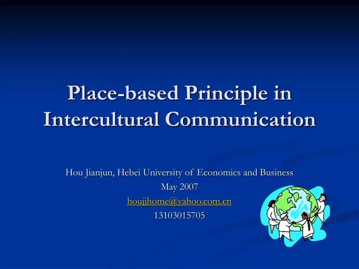 place based principle in intercultural communication