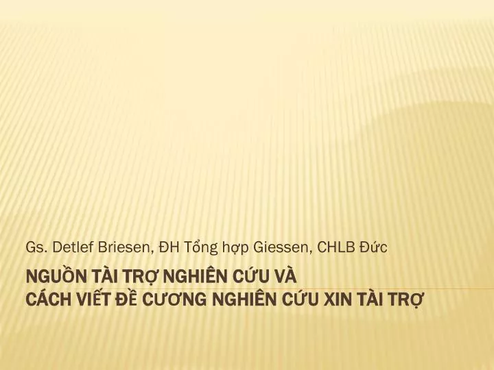 gs detlef briesen h t ng h p giessen chlb c