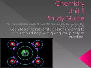 Chemistry Unit 5 Study Guide