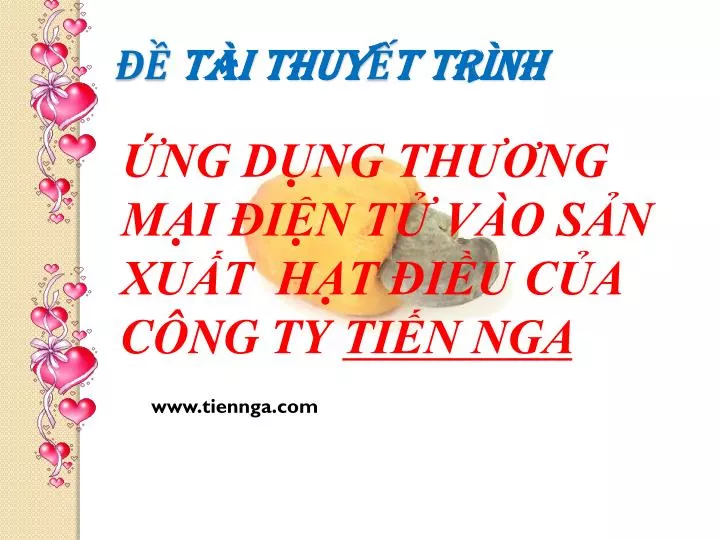 Ppt T I Thuy T Tr Nh Powerpoint Presentation Free Download Id