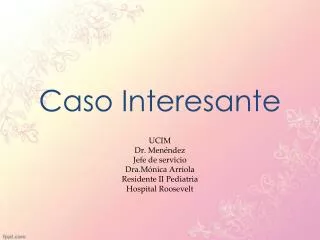 caso interesante