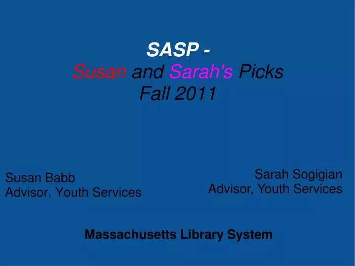 susan babb advisor youth services