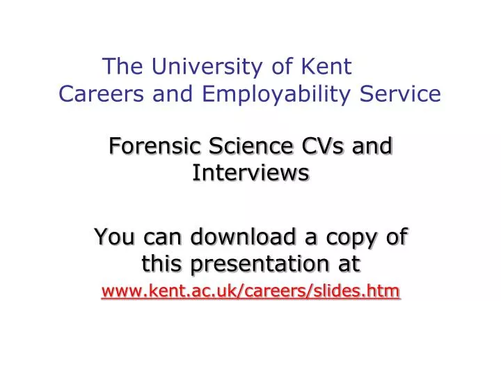 the university of kent careers and employability service