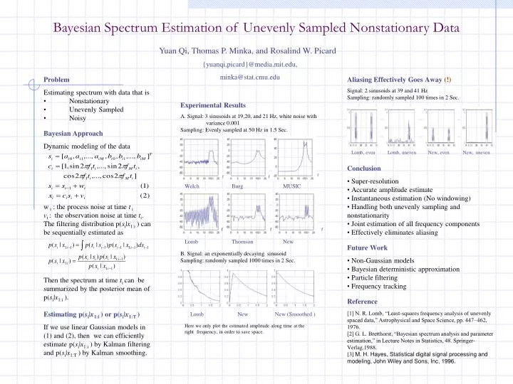 bayesian spectrum estimation of unevenly sampled nonstationary data